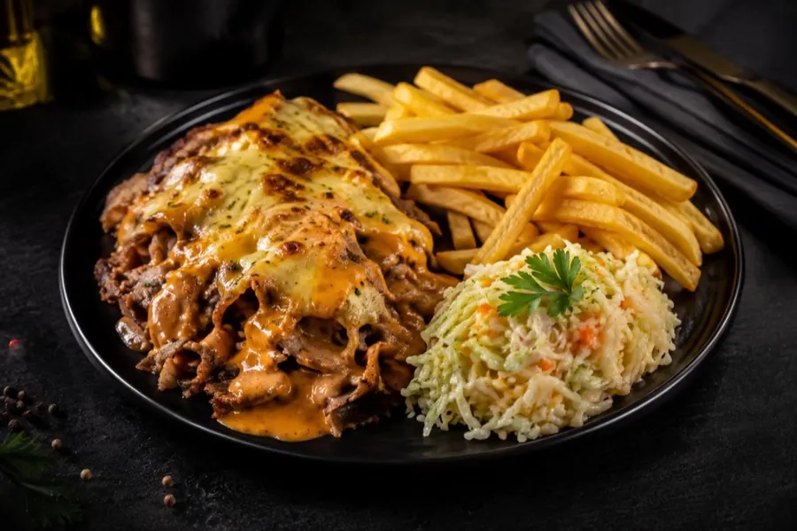 Gyros überbacken